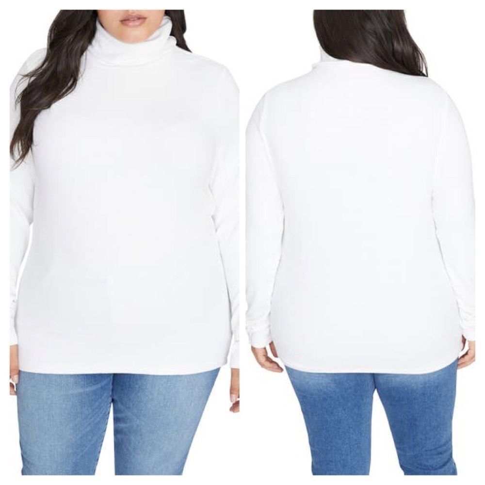 Sanctuary Essential Turtleneck Top Size 2X
